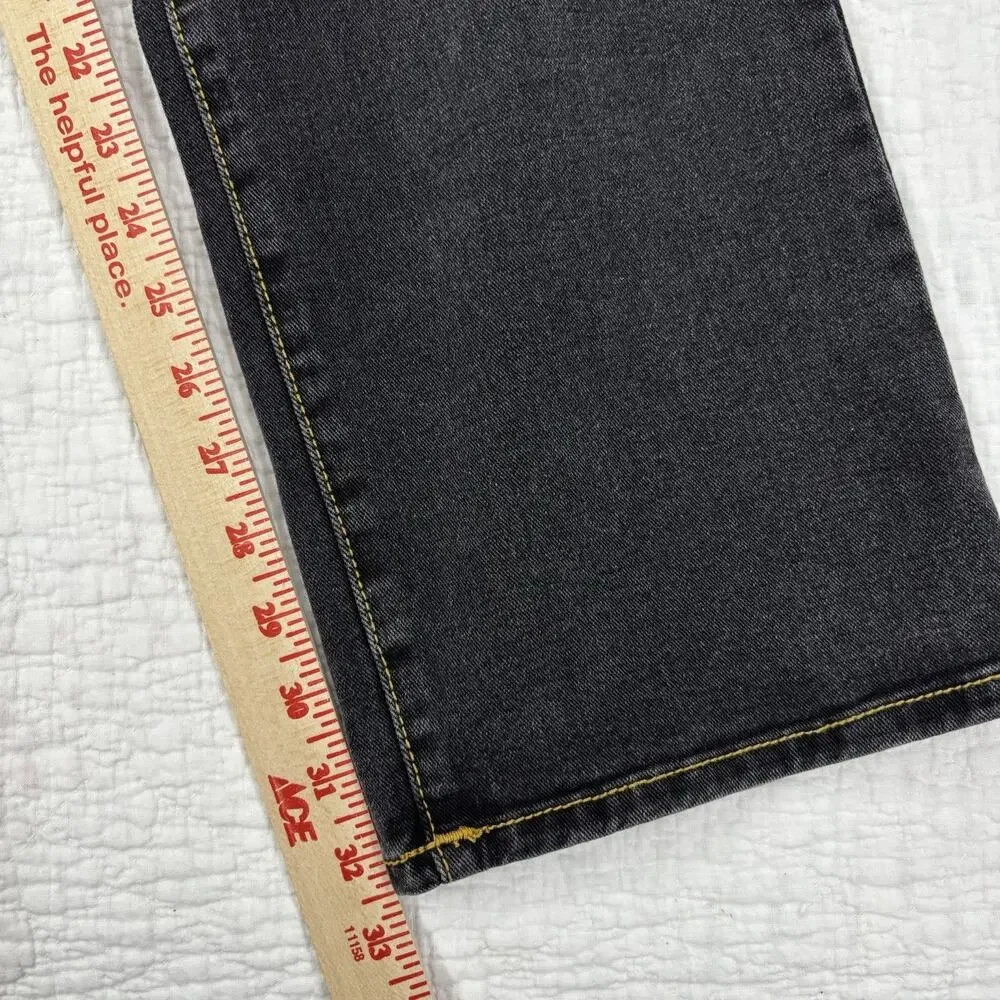 True Religion Ricky Jeans Mens 34x32 Relaxed Straight Medium Black Pants